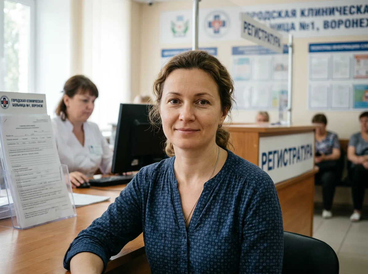 Аватар пациентки Елены П. 40 лет из Воронежа, нейтральный силуэт женщины